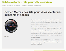 Tablet Screenshot of goldenmotor.fr